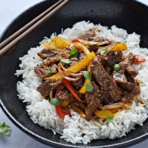 Sizzling Lamb w/ Rice