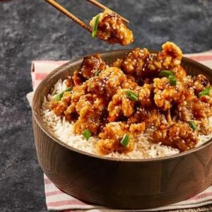 Sesame Chicken w/ Rice